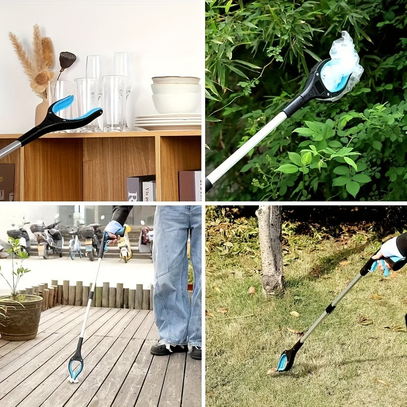 Grabber Tool Reacher 32-Inch Foldable Telescopic - 360° Rotating Jaws & Magnetic Tip Litter Picker, Lightweight Easy-Grip Reaching Tool for Elderly, Disabled & Garden Pickup