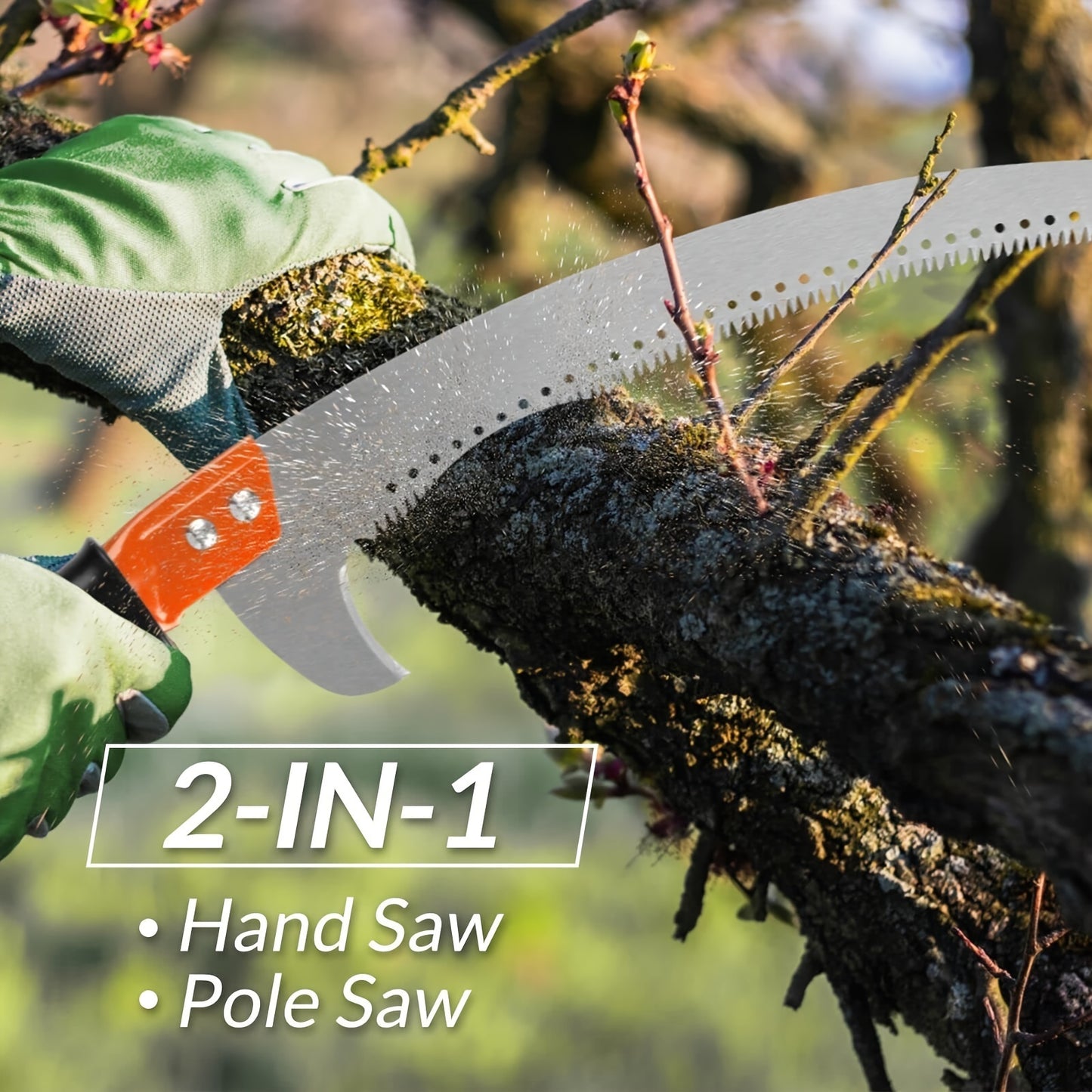 Pole Saw | Telescopic Pruning Saw Fruit Tree High Reach Garden Farm