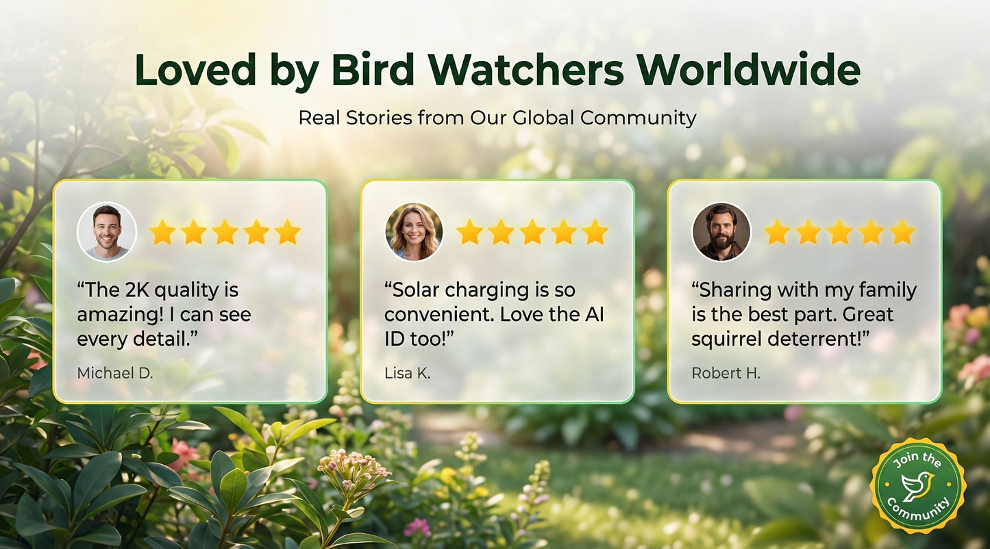 Smart Bird Feeder with Camera AI Bird Identification, 2K HD Live View, Auto Capture & Color Night Vision, Outdoor Wireless Bird Watching Gift for Bird Lovers, Green