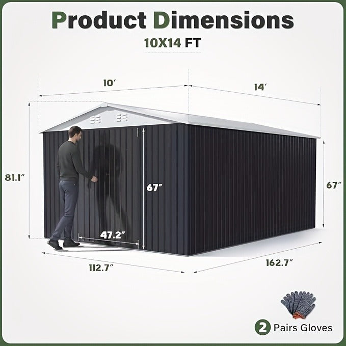 Polycarbonate Greenhouse Kit with Heavy Duty Frame – Garden Shed