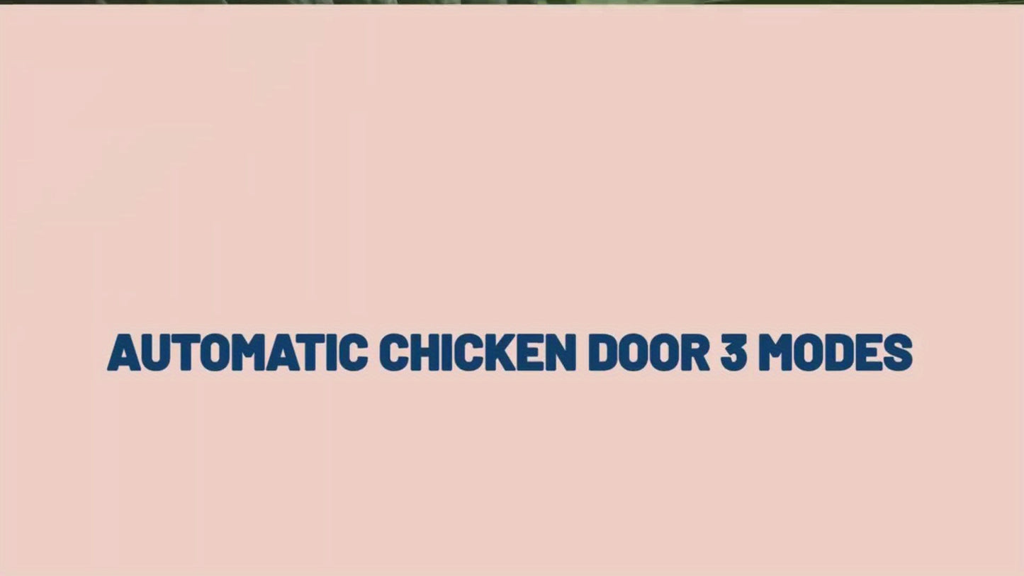 Automatic Chicken Coop Door | Timer Light Sensor Anti-Pinch Auto Open
