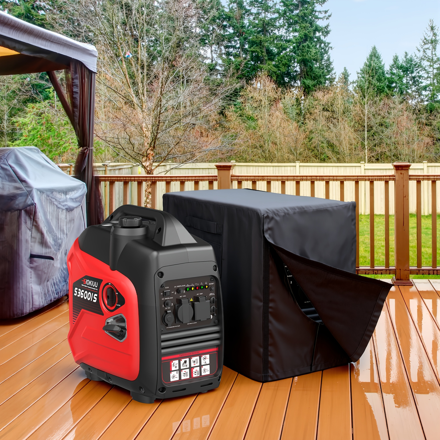 Inverter Generator Portable Ultra Quiet - 2500W/3600W/4000W/4500W, CO Auto Shutoff, ECO Mode, Parallel Ready, Clean Power THD<3% for Camping, RV, Home Backup, Yard & Lawn