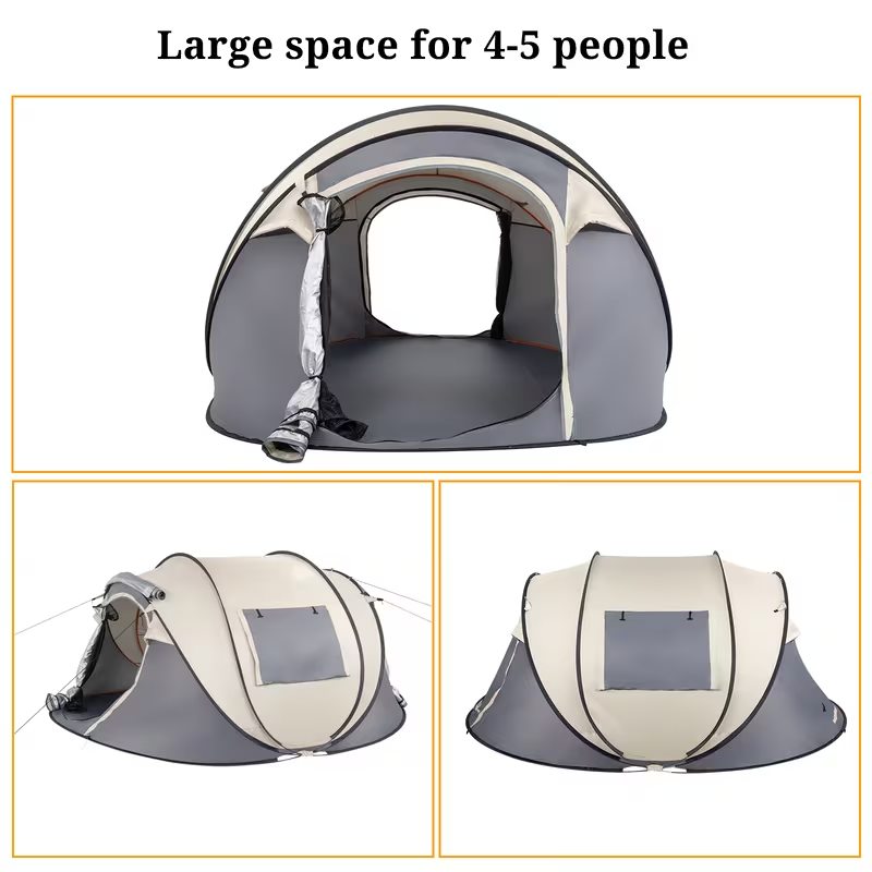 Large Camping Tent 5-8 Person Automatic Pop Up Outdoor Family Shelter