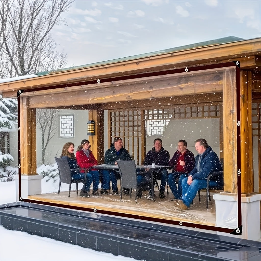 Greenhouse Plastic Film Reinforced | Outdoor Windproof Rain Cover