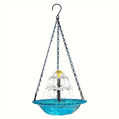 Solar Bird Bath Fountain 3-Tier with Pump – Garden Water Feature