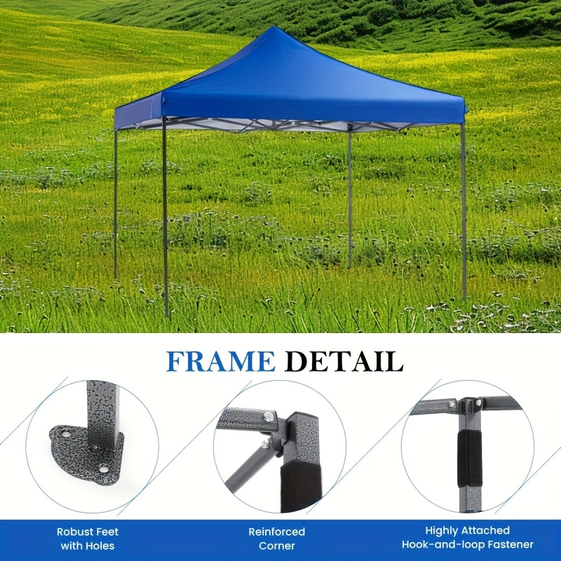Pop Up Canopy 10x10 Outdoor Sun Shelter Party Tent 100 Sq Ft Shade