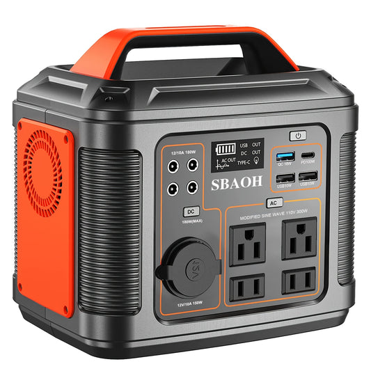 Portable Power Station | Solar Generator Camping RV Emergency Backup