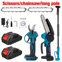 3-Piece Long-Handle Chainsaw Scissors Set