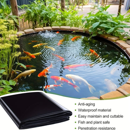 Pond Liner | HDPE Waterproof Garden Fish Pond Water Feature Landscape
