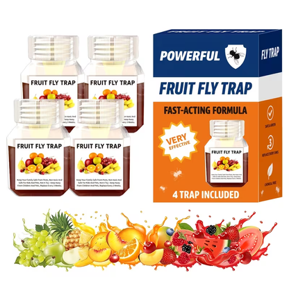 Fruit Fly Trap Indoor Sticky Flying Insect Catcher Bug Trap for Kitchen Home Plant Gnat Whitefly Fungus Gnat Non-Toxic Pest Control