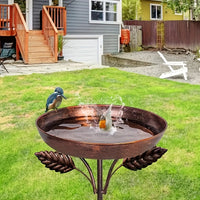 Small Leaf Bird Bath Tub