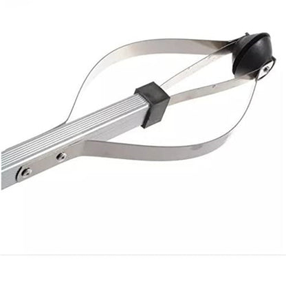 Reacher Grabber Tool 32-Inch Foldable 2-Pack - Aluminum Alloy Extender with Rubber Suction Cup Grippers, Safety Lock & Ergonomic Pistol Handle for Elderly, Mobility Aid, Trash Picker & Garden Use