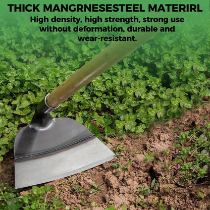 Weeding Tool Manual Heavy Duty Carbon Steel Sharp Blade Root Removal Portable Hand Weeder for Garden Farm Lawn Vegetable Patch Spray-Coated Durable