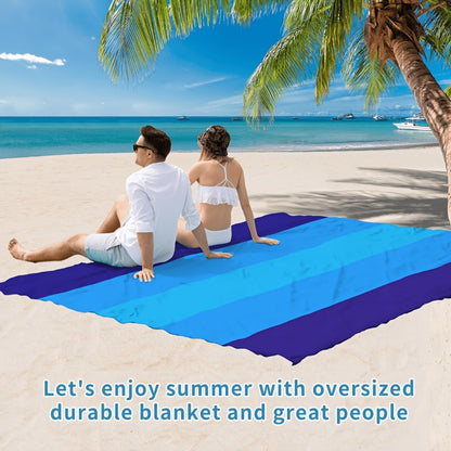 Outdoor Picnic Blanket Sand Free Large Beach Mat Portable Foldable for Travel Camping Beach Days – Lightweight Sand-Proof Ground Cover for Everyone