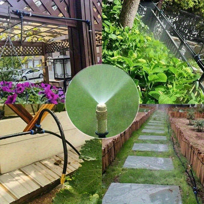 Drip Irrigation Kit Automatic Watering System Garden Sprinkler Misting Atomization Hose 5m–20m