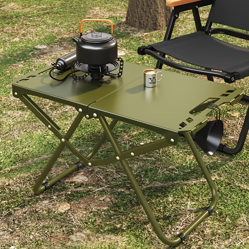 Folding Camping Table Portable Lightweight 3-Leg Outdoor Table for Picnic BBQ