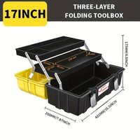 17-inch three-story toolbox
