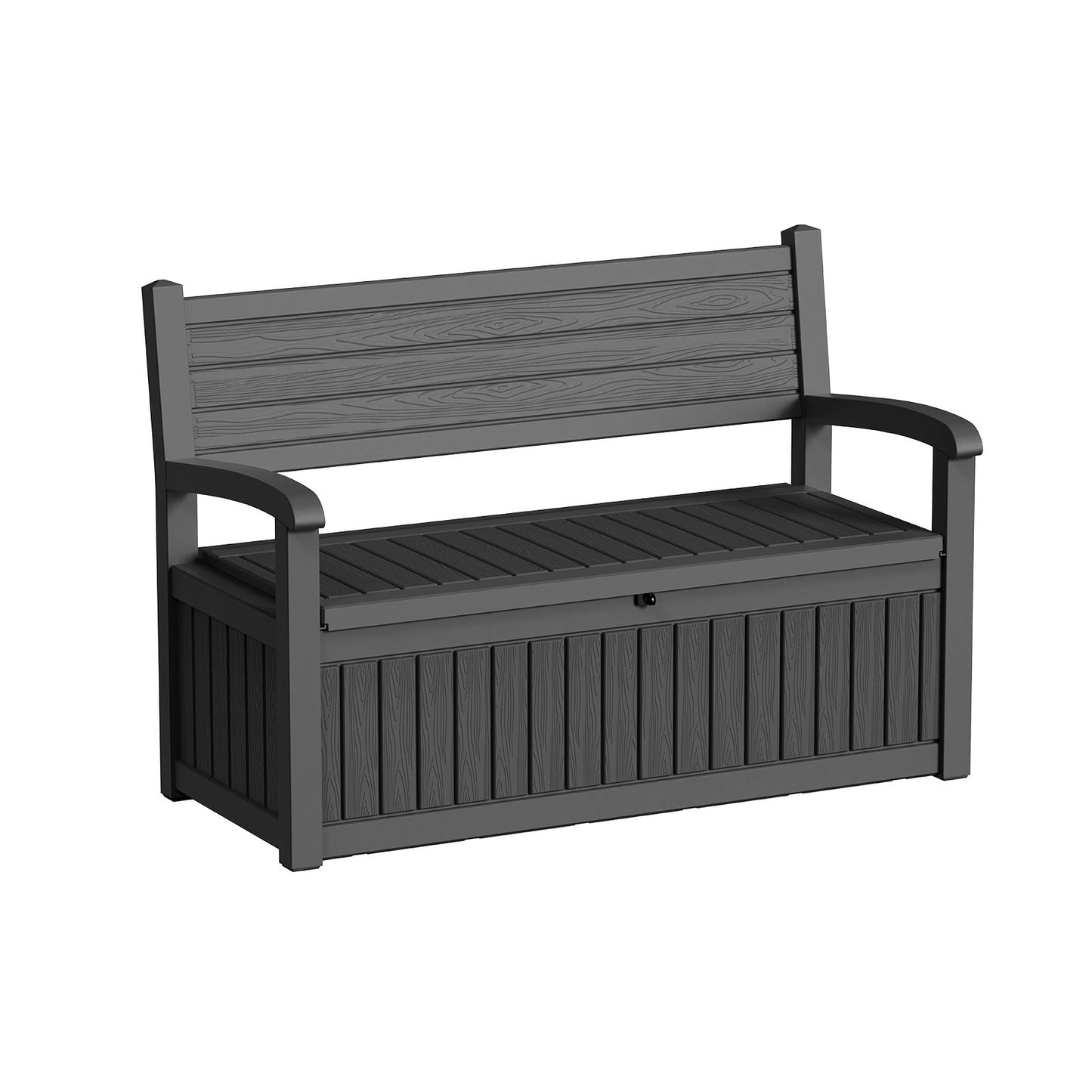 Deck Box 80 Gallon Waterproof Resin Storage Bench 500 LB Capacity