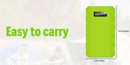 Mini Power Station 65W 88.8Wh 24000mAh Compact Portable Backup with AC Outlet QC3.0 USB DC for Travel Camping Hiking Cycling Road Trip Emergency