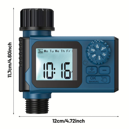 Garden Irrigation Timer Automatic Watering Controller for Lawn Farm Drip System