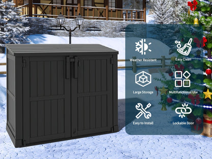 Large Storage Shed 36 Cu Ft – Weather-Resistant Resin Outdoor