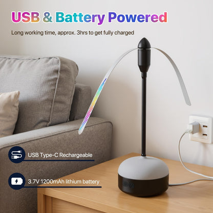 Mosquito Repellent Fan with Light – Portable Desktop Bug Repeller, Quiet USB Insect Repellent Fan for Indoor Outdoor Use, Patio Dining Table Kitchen Restaurant Party Camping Pest Control