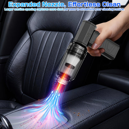 Electric Air Duster 130,000RPM Cordless Turbo Blower 2-in-1 Blow & Suction, 4-Speed Rechargeable Jet Fan Cleaner for PC, Car, Keyboard, Camera – Replaces Canned Air