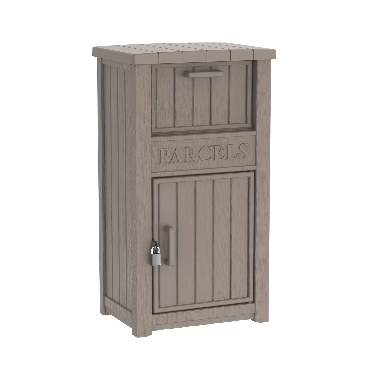 Waterproof Outdoor Storage Box with Lock Anti-Theft Porch