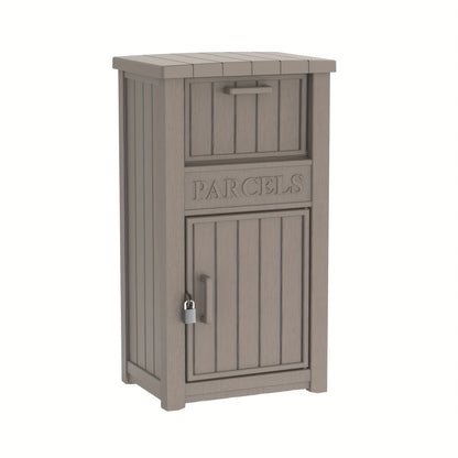 Waterproof Outdoor Storage Box with Lock Anti-Theft Porch