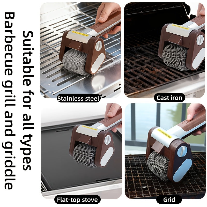 BBQ Grill Brush Electric Wireless Barbecue Cleaner Scraper for Grill Grates
