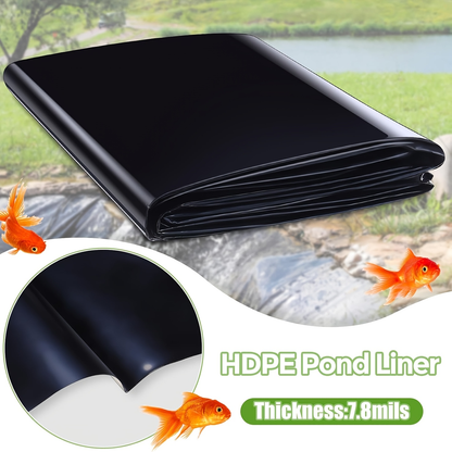 Pond Liner | HDPE Waterproof Garden Fish Pond Water Feature Landscape