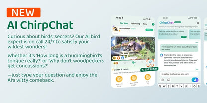 Smart Bird Feeder with Camera AI Bird Identification, 2K HD Live View, Auto Capture & Color Night Vision, Outdoor Wireless Bird Watching Gift for Bird Lovers, Green