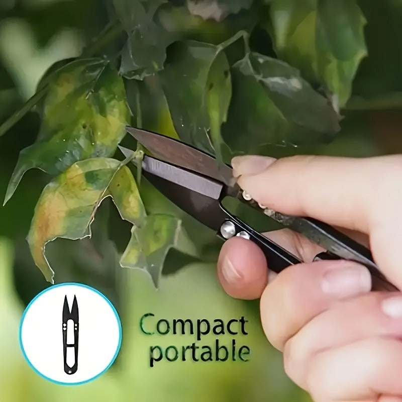 Pruning Shears 6-Piece Set | Heavy Duty Stainless Steel Garden Scissors Ergonomic Anti-Slip Handle | Fruit Picking Lawn Bonsai Branch Cutting Tool Gift