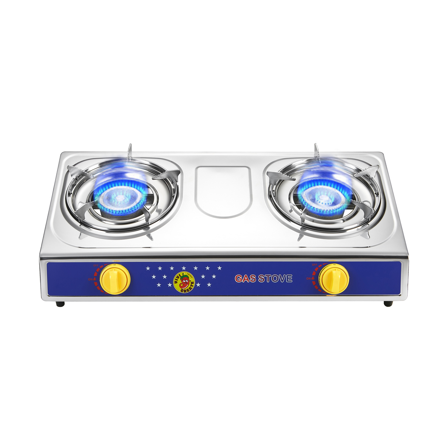 Propane Camping Stove Single & Double Burner – Stainless Steel Gas Cooker with Auto Ignition for Outdoor Cooking, Camping, Fishing, Hiking, Garden BBQ & Tailgate – Portable Camp Kitchen Burner
