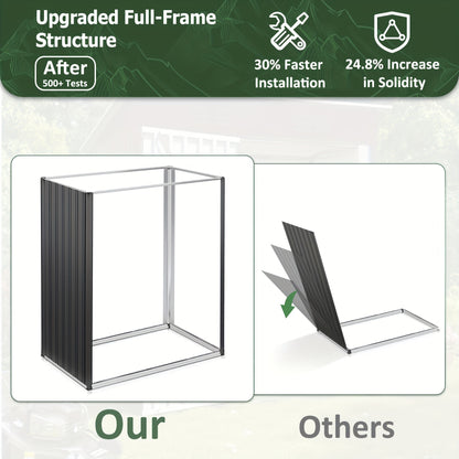 Polycarbonate Greenhouse Kit with Heavy Duty Frame – Garden Shed