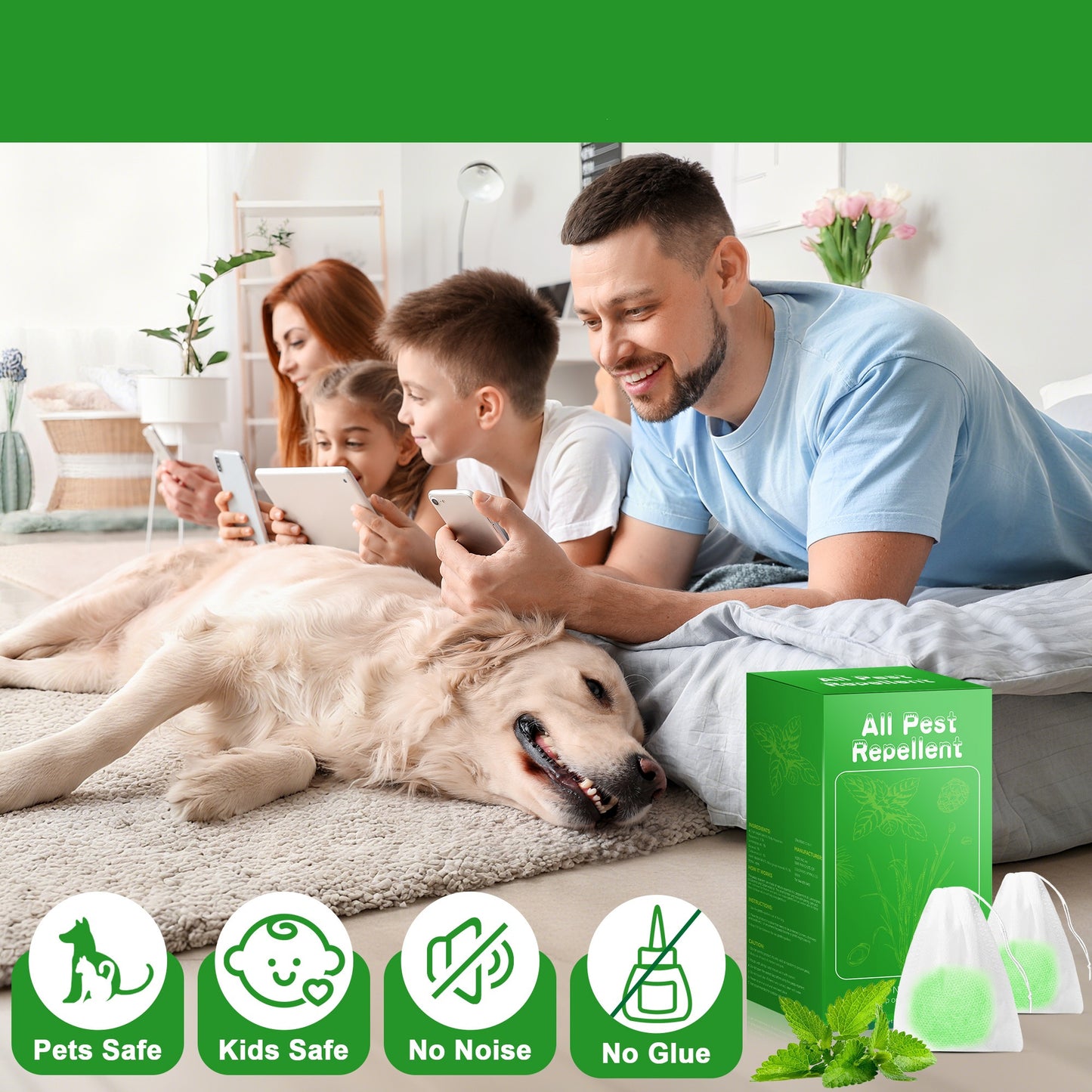 Peppermint Rodent Repellent Balls, Natural Mice Repellent Indoor Outdoor, Mouse Spider Ant Roach Repellent, Pest Control Balls for Home Garage Attic Kitchen