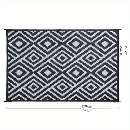 Outdoor Mat | Reversible Foldable Polypropylene RV Camping Patio Large