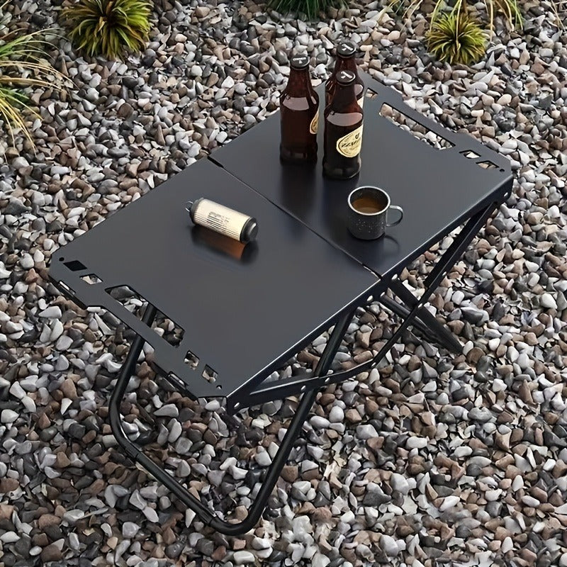 Folding Camping Table Portable Lightweight 3-Leg Outdoor Table for Picnic BBQ