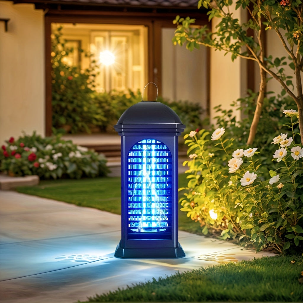 Bug Zapper Indoor Plug-In Electric Mosquito Killer with UV Light Trap & Dual Grid – Safe for Pets, No Chemicals, Home & Backyard Insect Catcher