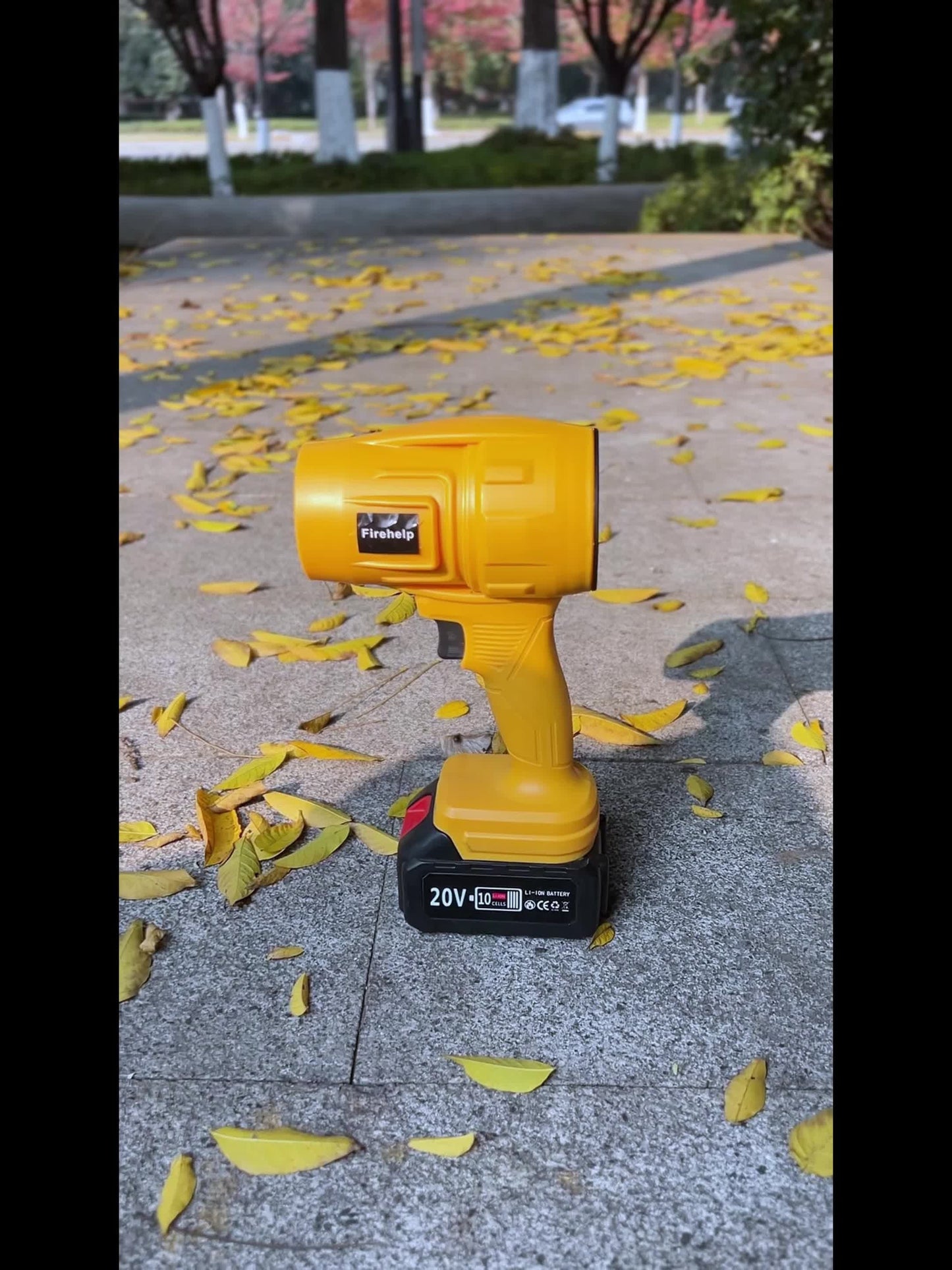 Battery Leaf Blower 20V 50000RPM Turbo Cordless, Dual Battery & 2 Nozzles Included, Handheld Blower for Car Drying, Leaves, Snow & Dust — Home & Outdoor