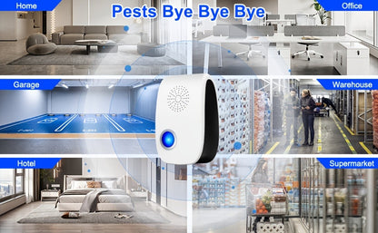 Ultrasonic Pest Repeller Plug-In 2025 Upgrade – Electronic Indoor Pest Control for Cockroaches, Mice, Rodents, Ants, Mosquitoes & Spiders, Set of 4/6/8 Units for Whole-Home Coverage