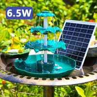 Solar-powered fountain