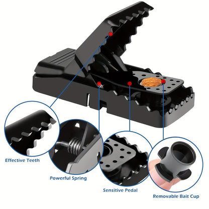 Mouse Traps Snap Trap | Indoor Outdoor Pest Control Rat Chipmunk Catcher
