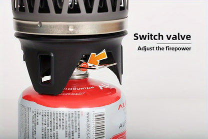 Camping Stove System 2pcs Set | Portable Propane Burner & Pot for Hiking Backpacking Outdoor Cooking