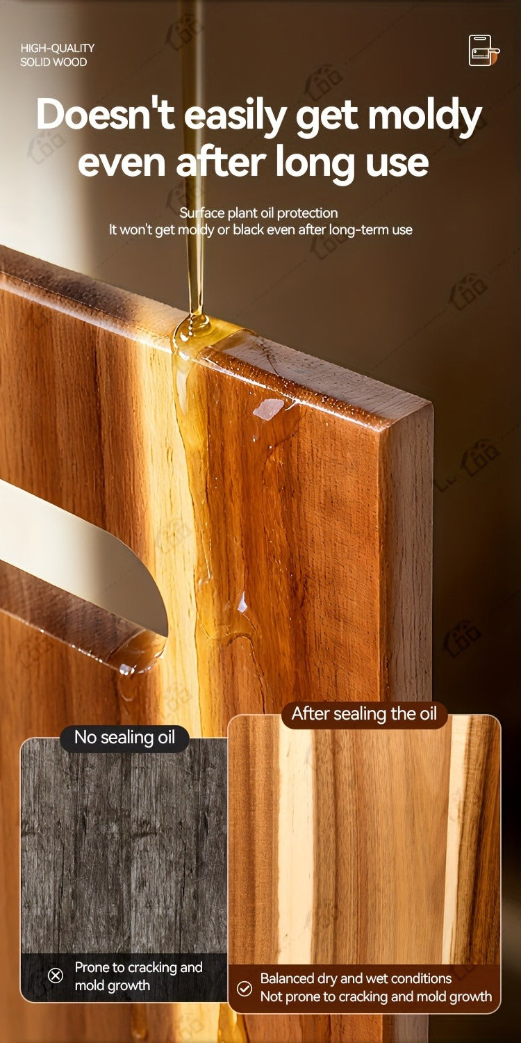 Charcuterie Board Wood 36x11 Extra Long Serving Board with Handles & 2 Display Bases for Parties Wedding Camping Easter Gifts