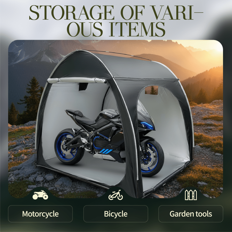Bike Storage Tent Waterproof Outdoor | Bicycle Motorcycle Patio Cover