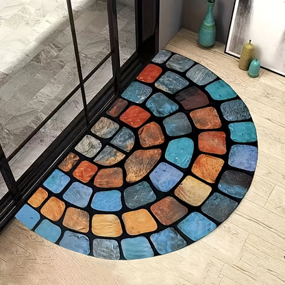 Non-Slip Absorbent Bath Mat Soft Microfiber Bathroom Rug for Shower Toilet Entrance Thickened 800GSM Water Absorption Quick Dry