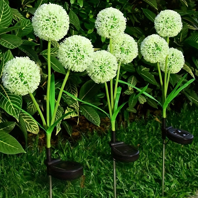 Solar Starburst Onion Lights 3-Head Plug-In Waterproof IP65