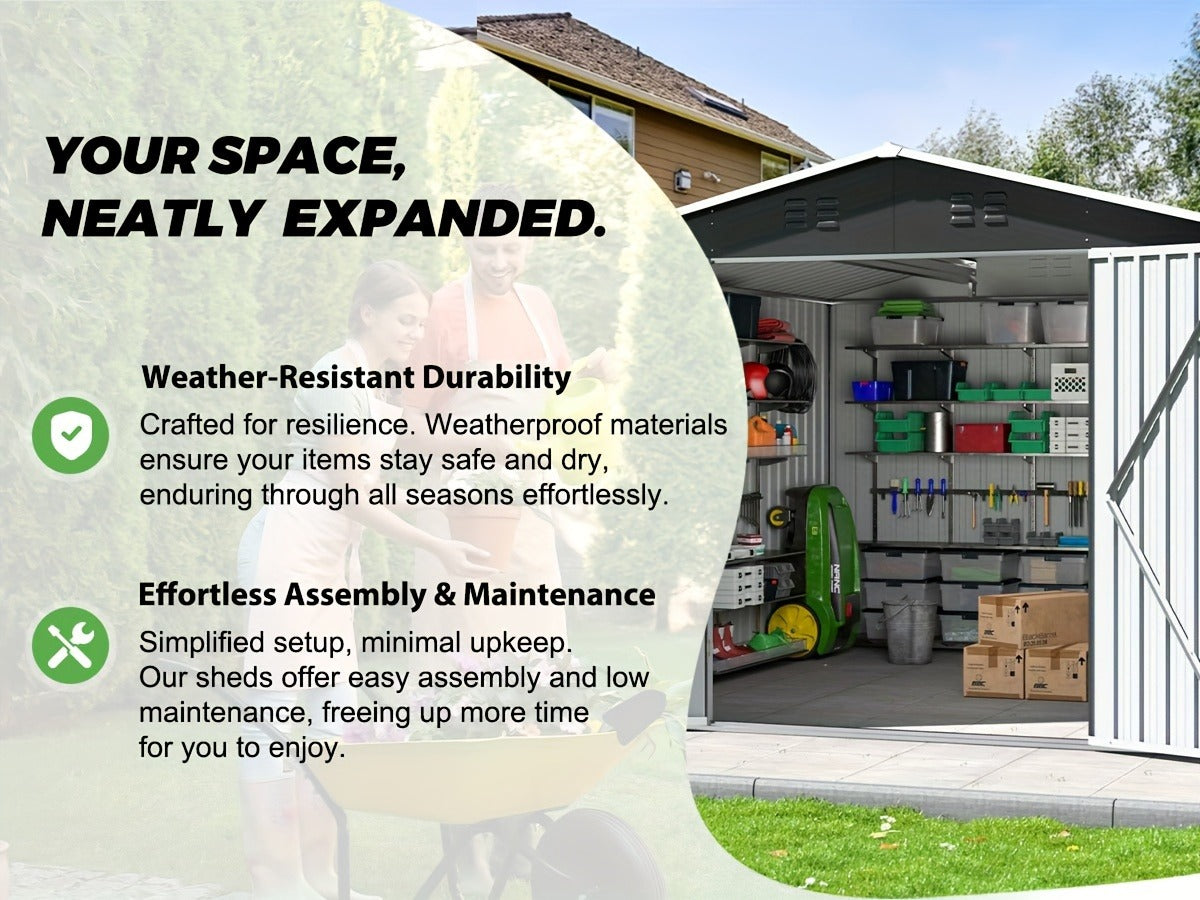 Polycarbonate Greenhouse Kit with Heavy Duty Frame – Garden Shed