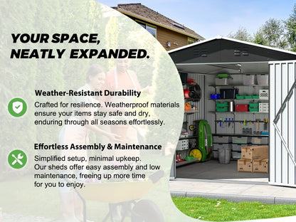 Polycarbonate Greenhouse Kit with Heavy Duty Frame – Garden Shed